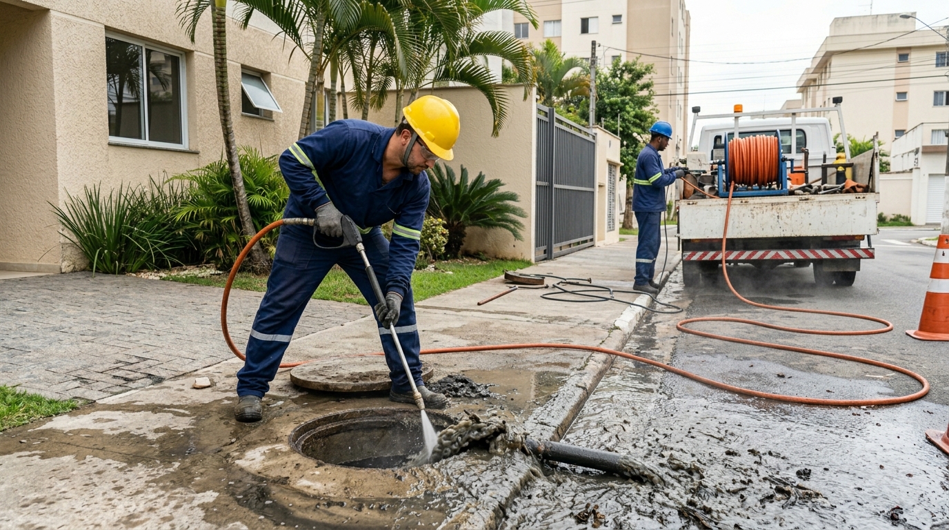 Hidrojateamento Industrial em Aparecida, Sorocaba‑SP