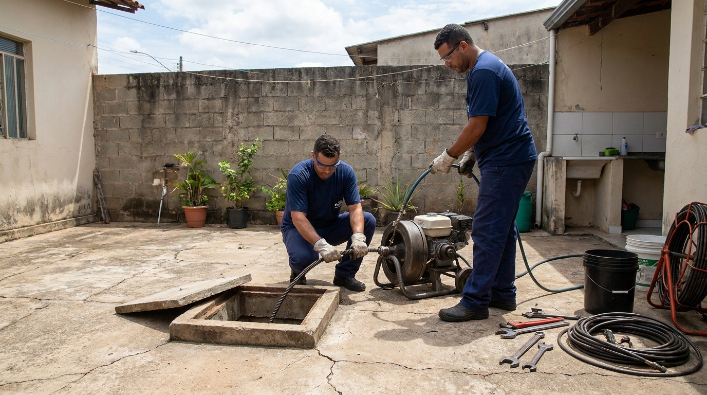Sucção de Resíduos em Barcelona, Sorocaba‑SP
